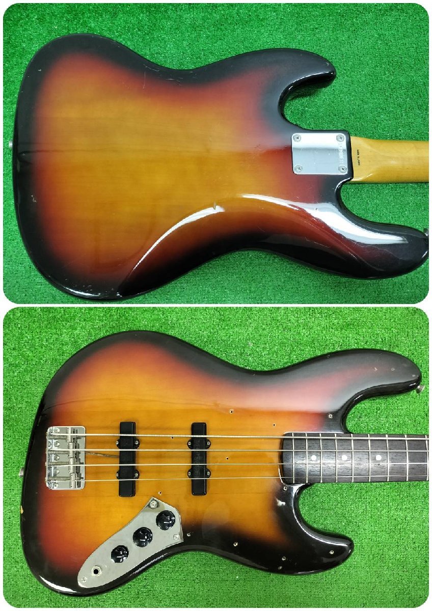 【現状品】『1-295』Fender JAPAN JAZZ BASS 88年 JB 62 Eシリアル　ピックガード、ソフトケース付_画像9