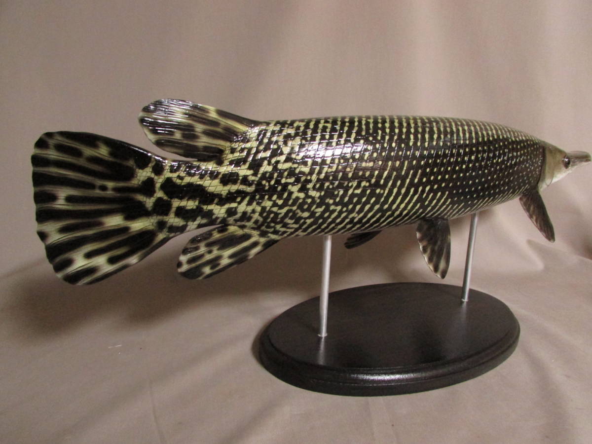○ハンドメイド 60cmアリゲーターガー 魚模型 古代魚 熱帯魚 ○ハンドメイド 60cmアリゲーターガー 魚模型 古代魚 熱帯魚
