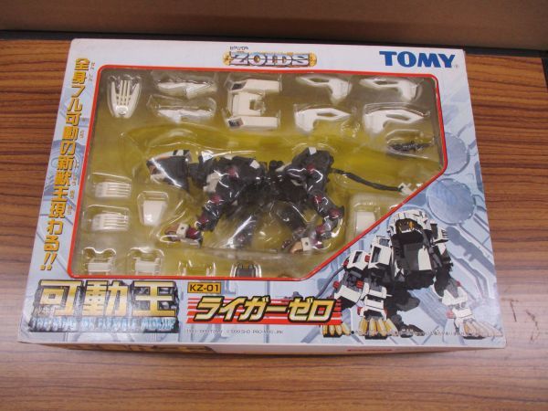 #w3【梱80】TOMY ZOIDS 可動王 KZ-01 ライガーゼロ フィギュア_画像3