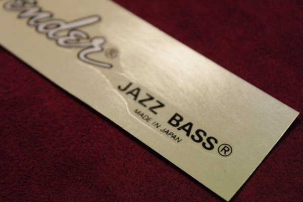 Fender Japan JAZZ BASS デカール シール 補修用 リペアパーツ ②_画像3