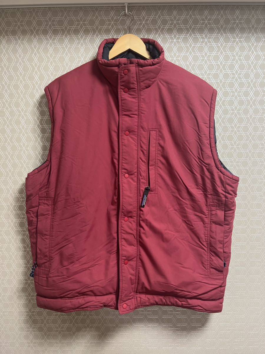 90s patagonia btuベスト ダスパーカ cranberry パフボール 90s patagonia btuベスト ダスパーカ cranberry パフボール