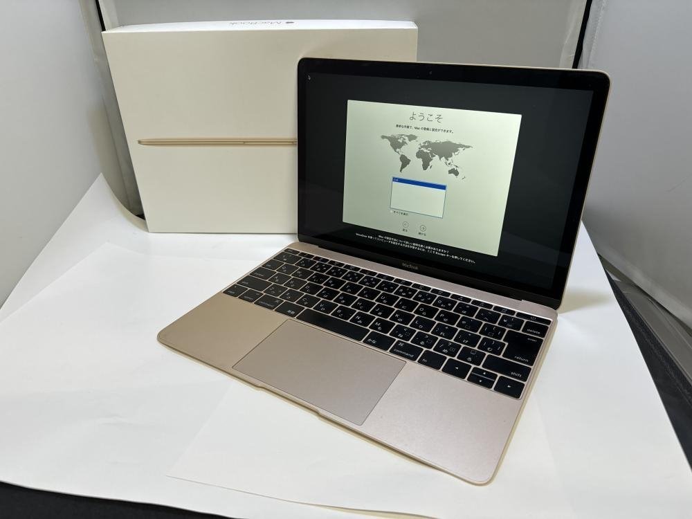 M913【一部ジャンク品】 MacBook Early 2015 12インチ SSD 512GB 1.2GHz Intel Core M　MK4N2J/A /100_画像1