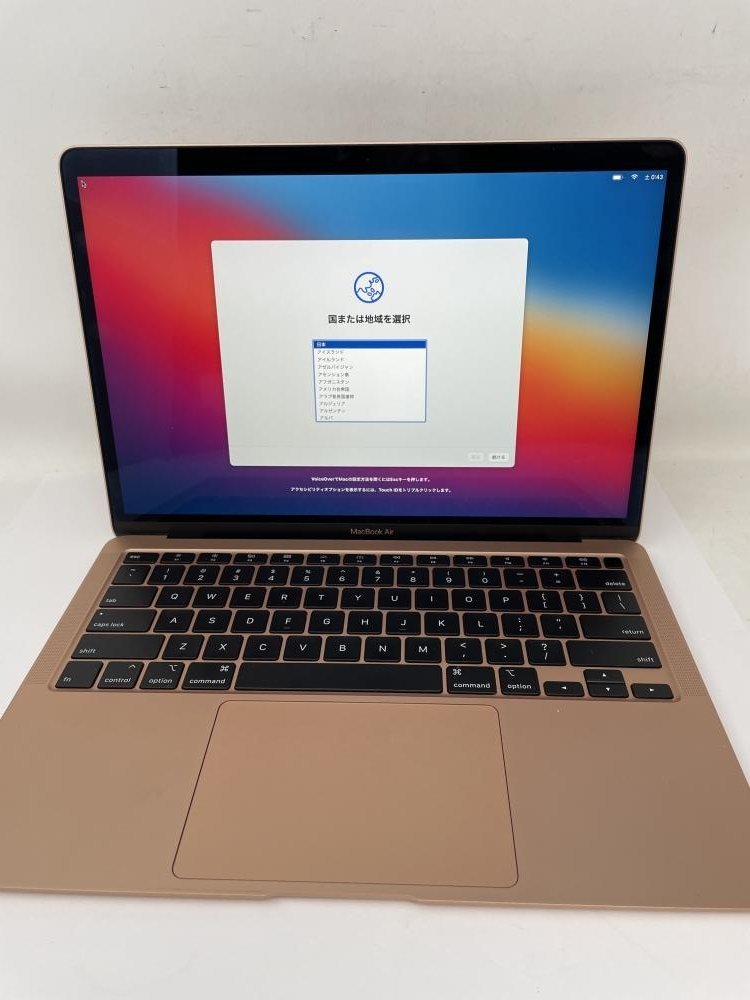 M924【美品】 MacBook Air 2020 13インチ SSD 256GB 1.1GHz Intel Core i3 /100_画像2