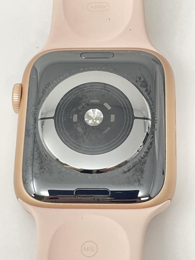 1122【動作確認済】 Apple Watch Series5 GPS 44mm　ゴールドアルミニウムケース スポーツバンド　バッテリー90％_画像3