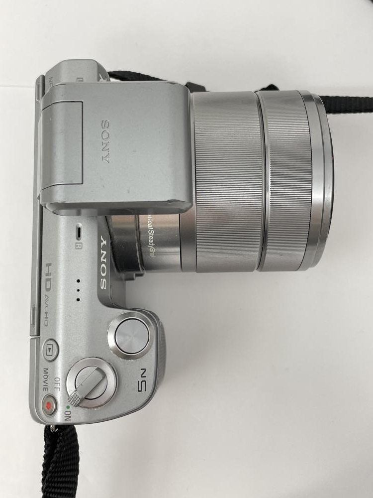 786【ジャンク品】 SONY ソニー α NEX-5N デジタルカメラ シルバー_画像4