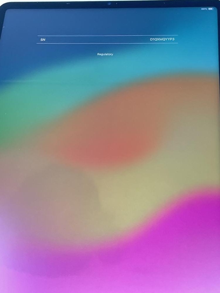 U654【ジャンク品】 iPad PRO 12.9インチ（第5世代） 128GB Wi-Fi スペースグレイ_画像7