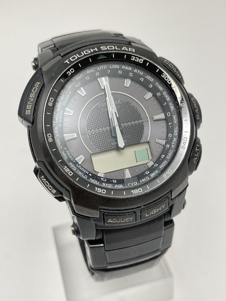 2016【動作確認済】 CASIO PRO TREK（プロトレック） PRW-5100 ブラック_画像1