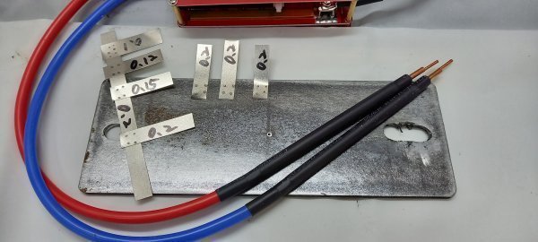 簡易スポット溶接機 改良版 溶着能力 0.1～0.25mm 12Vバッテリー式 自動・半自動切換可能 組立動作確認済み 簡易日本語説明書付 即納可能_画像6