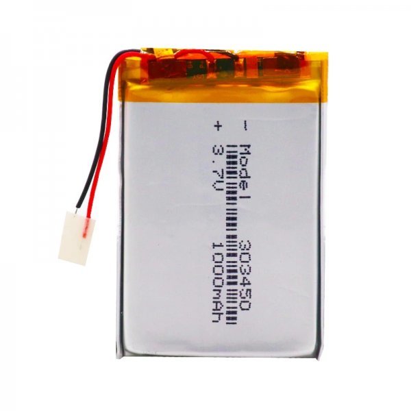 充電式 Li-Poバッテリー 303450 3.7Vボルト 1000mAh リポ ポリマーリチウム電池、保護PCB充電モジュール付き 1個の価格 即納可能の画像1