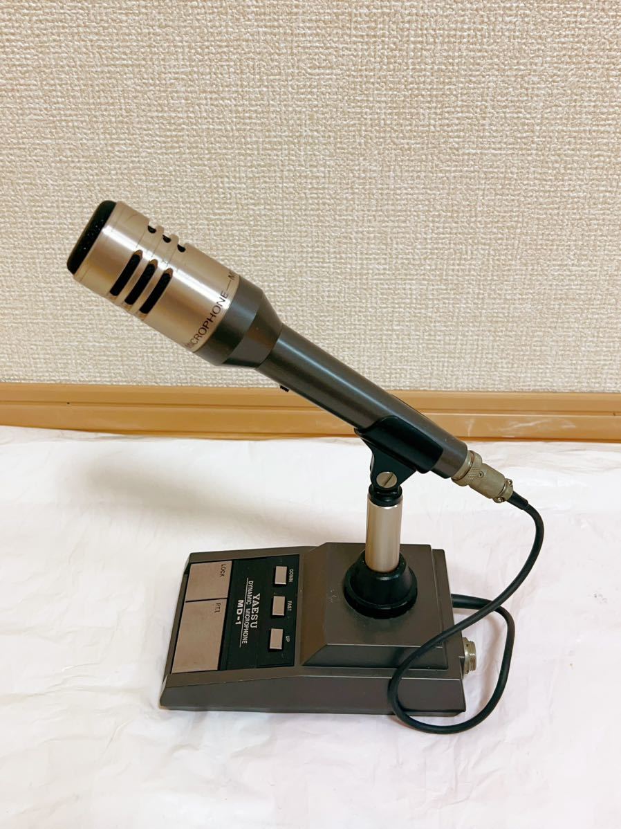 ヤエス デスクトップマイク MD-1 八重洲無線 卓上マイク YAESU DYNAMIC MICROPHONE 現状品_画像3