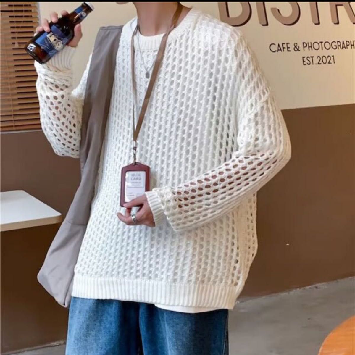 アウター モコモコ 編み目 ニット 大きいサイズ オーバーサイズ アウター モコモコ 編み目 ニット 大きいサイズ オーバーサイズ
