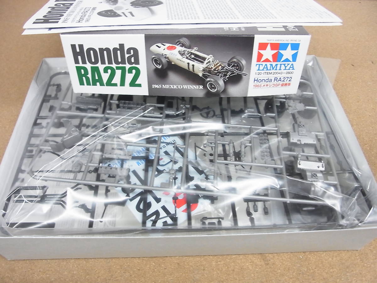 タミヤ ◎1/ 20 グランプリコレクション No.43 Honda RA272 1965 メキシコGP 優勝車の画像2