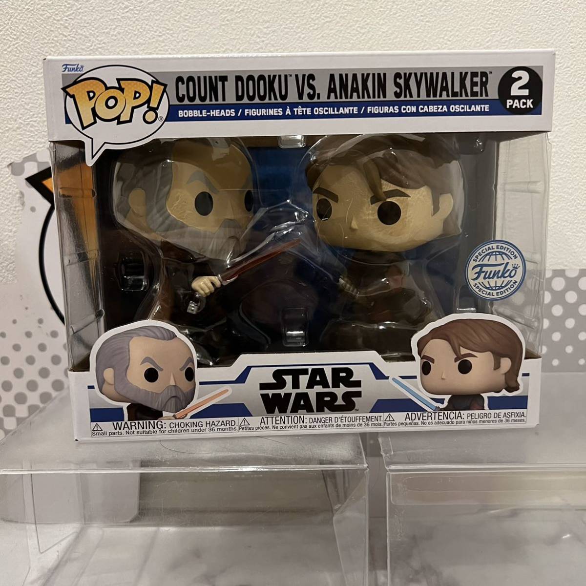 FUNKO POP! SWdu- Koo ..vs Anakin Skywalker 