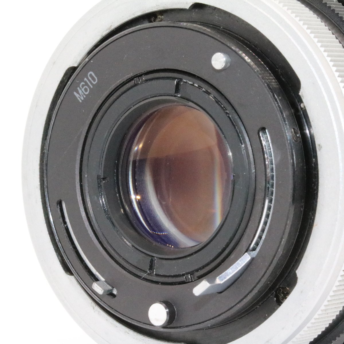 美品 レア Canon FD 35mm f2 銀枠 クロームリング 凹み 最大絞り16 〇 広角 単焦点 プライム マニュアル オールドレンズ フード付き_画像9