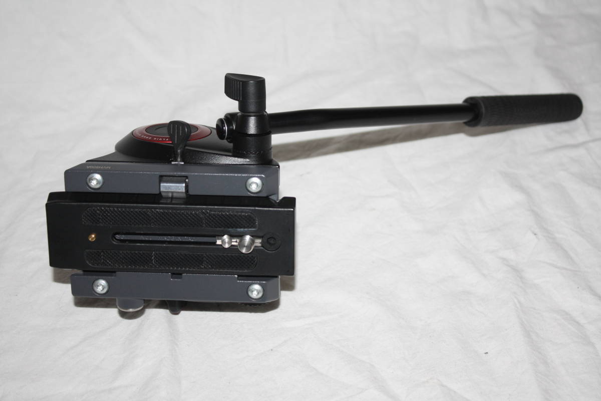 Manfrotto MVH500A 新品未使用 三脚ヘッド+パン棒+クランプ+ Manfrotto MVH500A 新品未使用 三脚ヘッド+パン棒+クランプ+