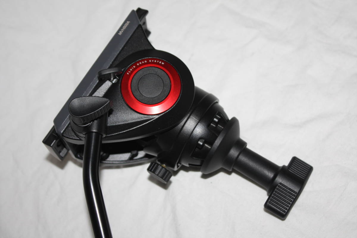 Manfrotto MVH500A 新品未使用 三脚ヘッド+パン棒+クランプ+ Manfrotto MVH500A 新品未使用 三脚ヘッド+パン棒+クランプ+