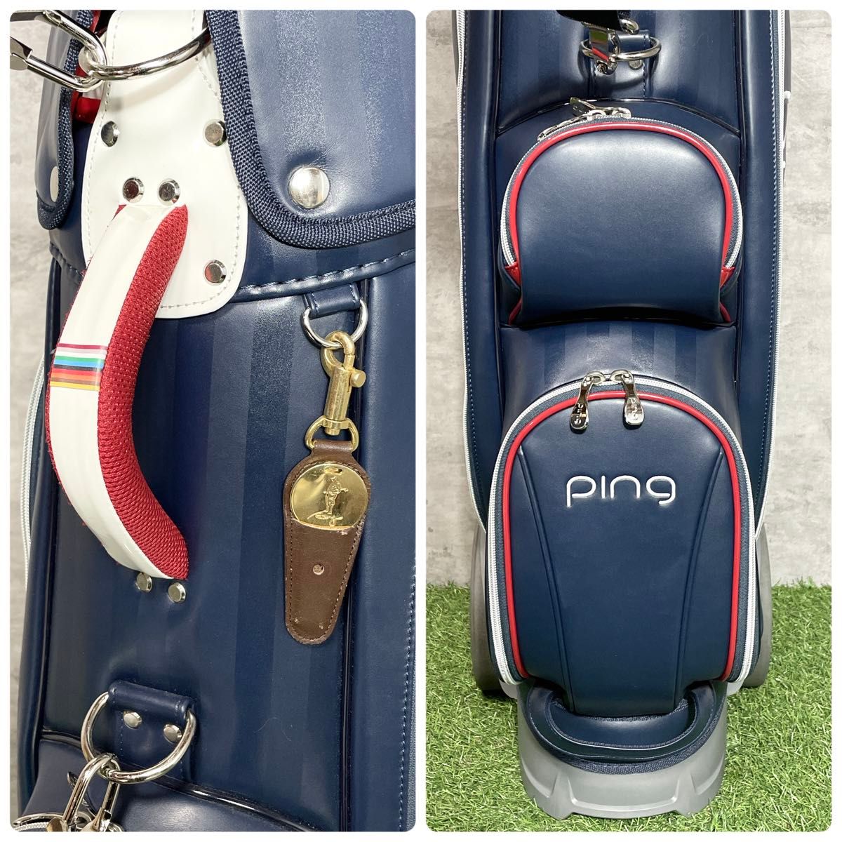 希少】PING ピン キャディバッグ CB-L192 キャスター付 8 5型 希少】PING ピン キャディバッグ CB-L192 キャスター付 8 5型