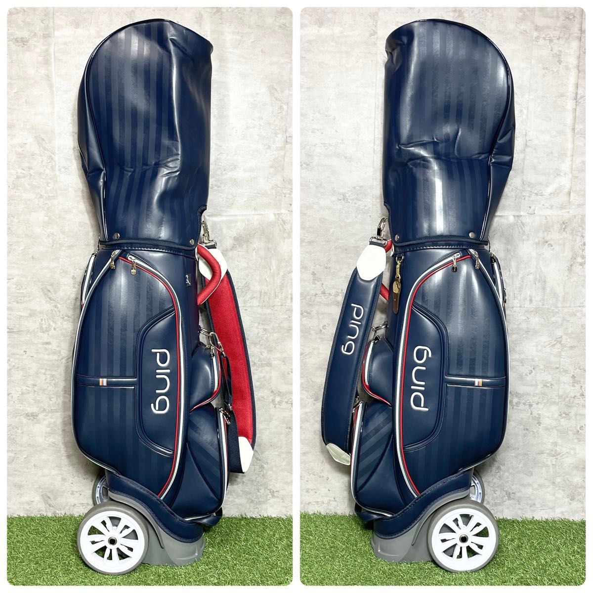 希少】PING ピン キャディバッグ CB-L192 キャスター付 8 5型 希少】PING ピン キャディバッグ CB-L192 キャスター付 8 5型