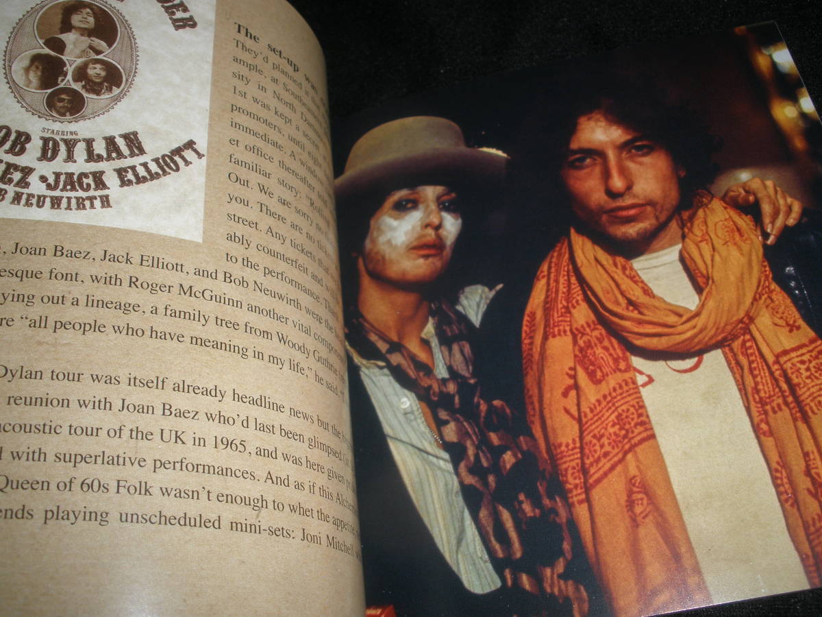 ボブ・ディラン ローリング サンダー レビュー 1975 ボックス ブックレット レア 写真 データ 未使用美品 Bob Dylan Rolling Thunder Revue_ボブ・ディラン BOX ブックレット 未使用