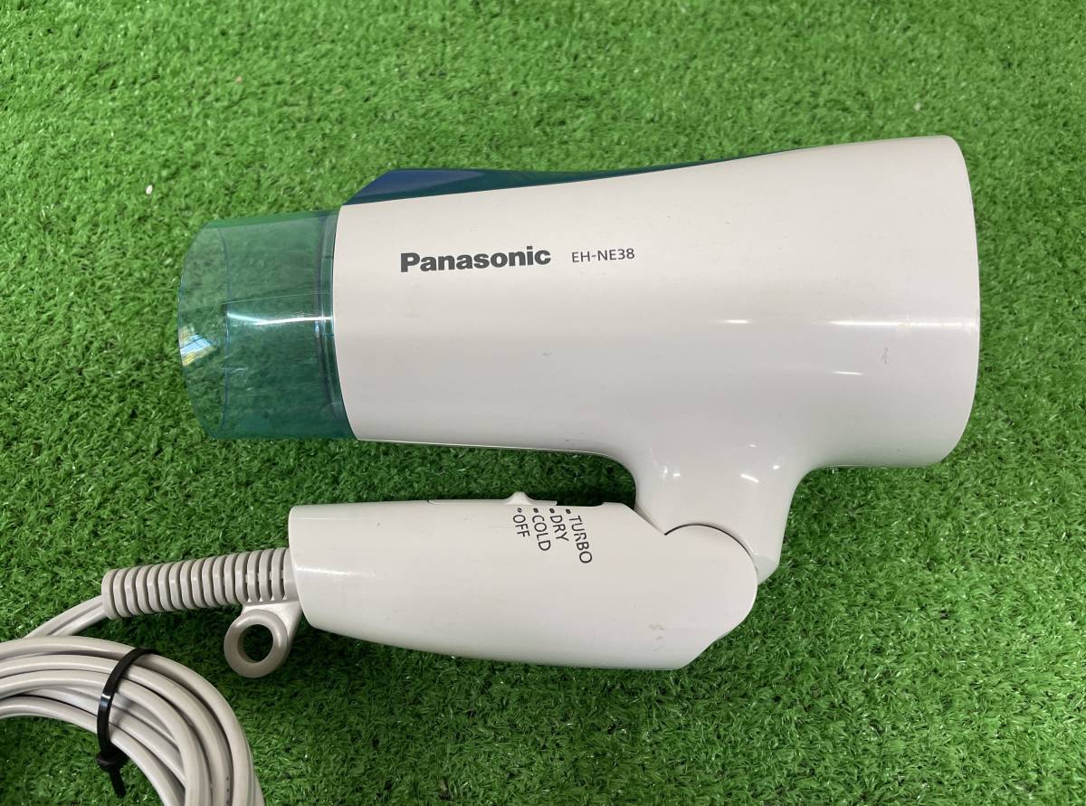 【rv16】Panasonic ヘアドライヤー パナソニック イオニティ EH=NE38 ホワイト ドライヤー 家庭用品 店舗用品の画像1