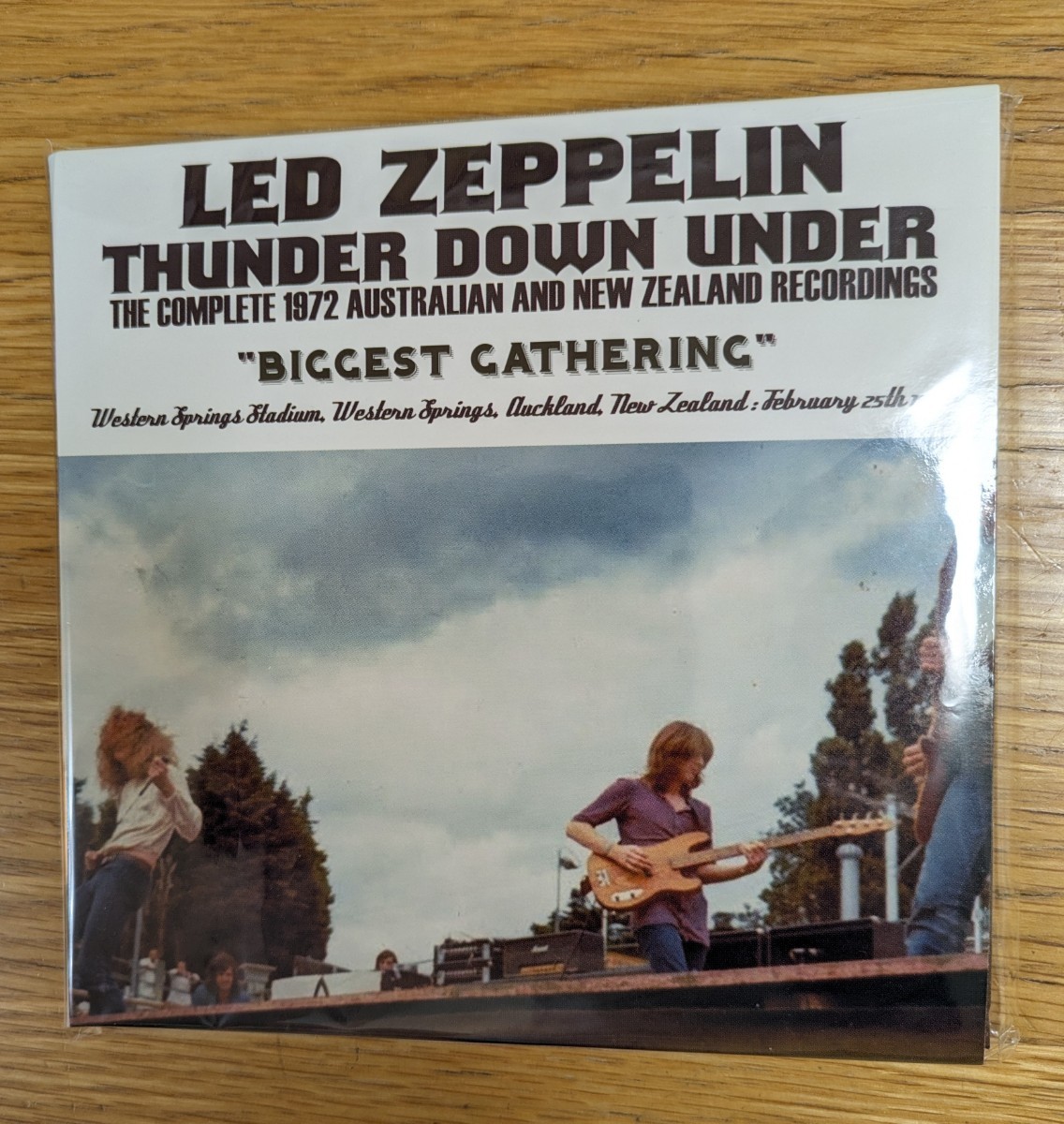 【Bootleg】LED ZEPPELIN / THUNDER DOWN UNDER 「Biggest Gathering」1972年2月25日 ニュージーランド公演 (EVSD 4CD 中古品)_画像1