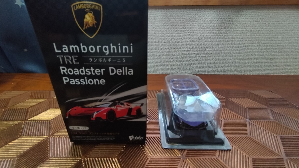 【ランボルギーニ】新品未使用Roadster Della Passione パープルカラー　「撮影の為、箱の開封をさせて頂きました。」_画像1