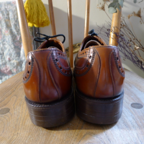 【英国製未使用品】Tecnic Shoes 内羽根フルブローグ UK7 1/2 EX _画像2