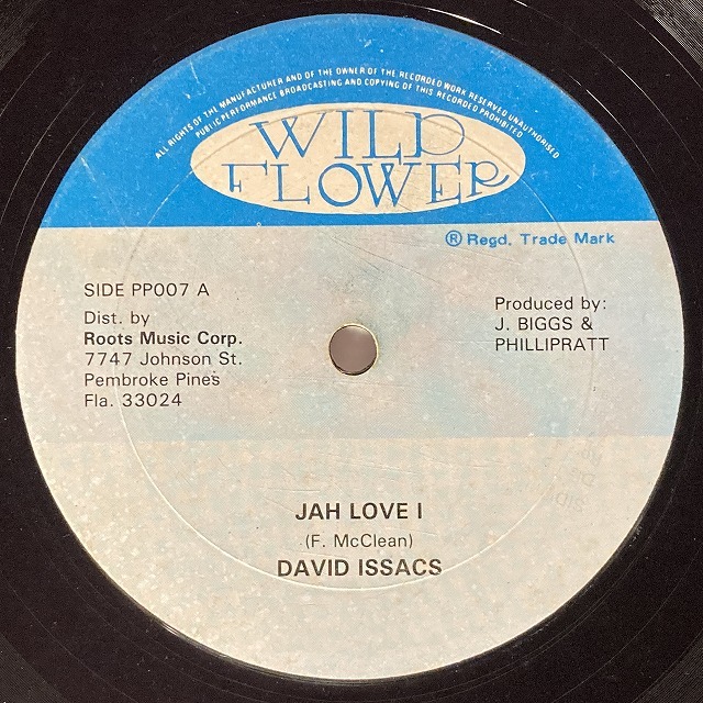 DAVID ISAACS / JAH LOVE I , TABLES GOING TO TURN (12インチシングル)