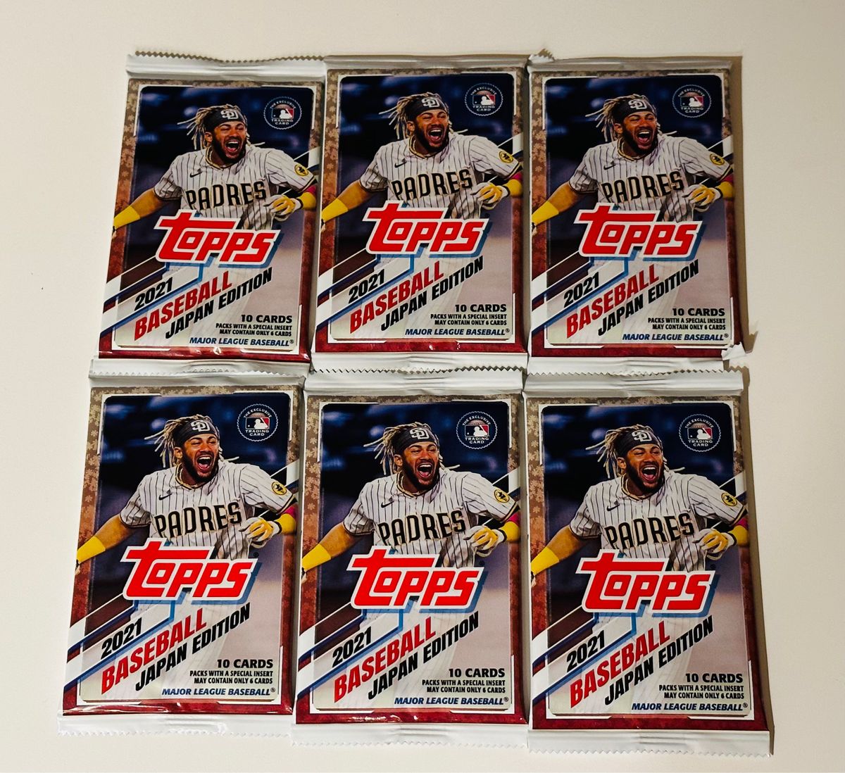 【大谷可能性あり】Topps トレカ カード JAPAN EDITION  2021 6パック