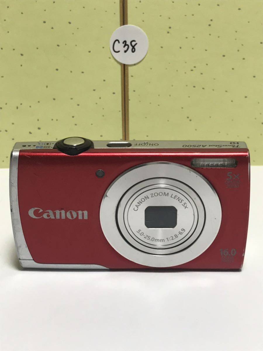 CANON キヤノン PowerShot A2500 HD コンパクトデジタルカメラ PC1963 固定送料価格 2000_画像1