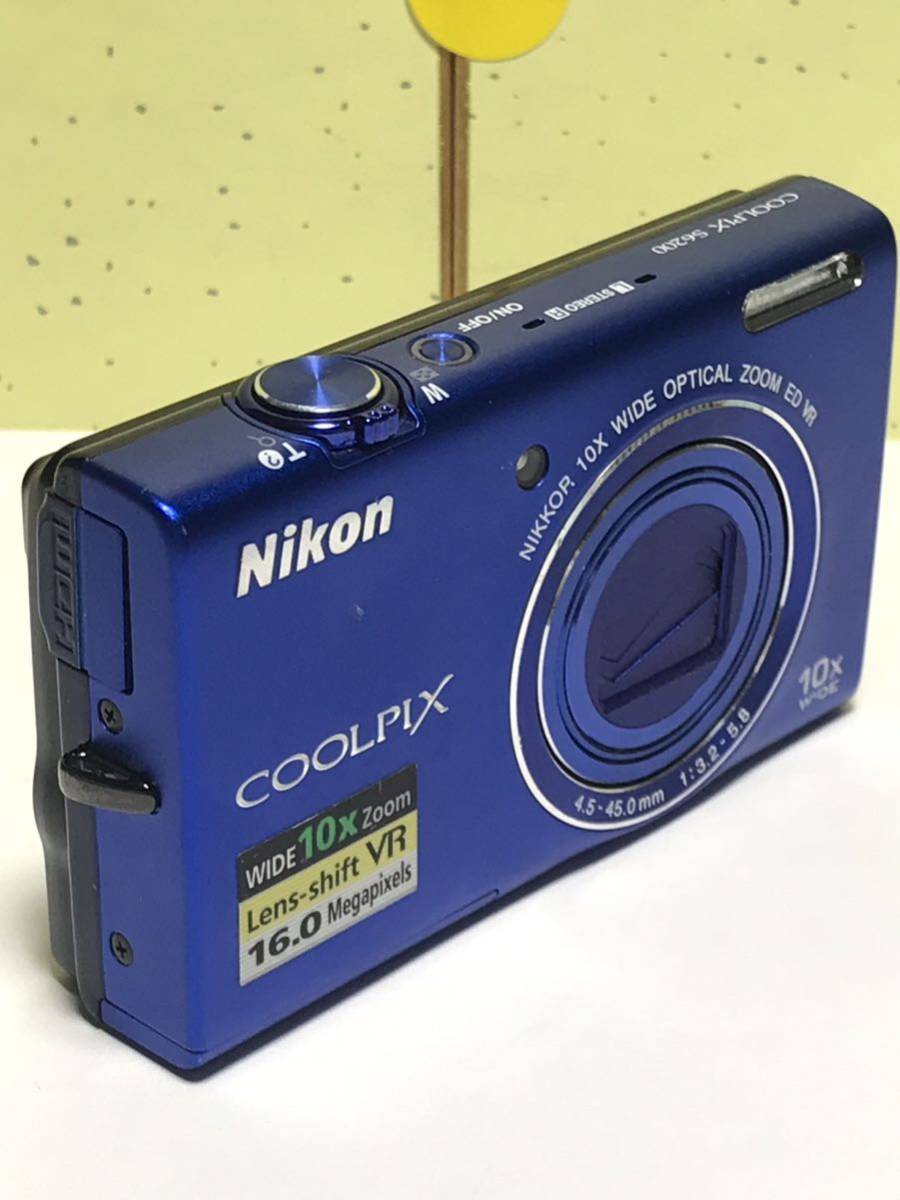 Nikon ニコン COOLPIX S6200 コンパクトデジタルカメラ 10x WIDE Lens-shift VR 16.0 MEGA PIXELS 固定送料価格 2000 動作確認済み_画像4