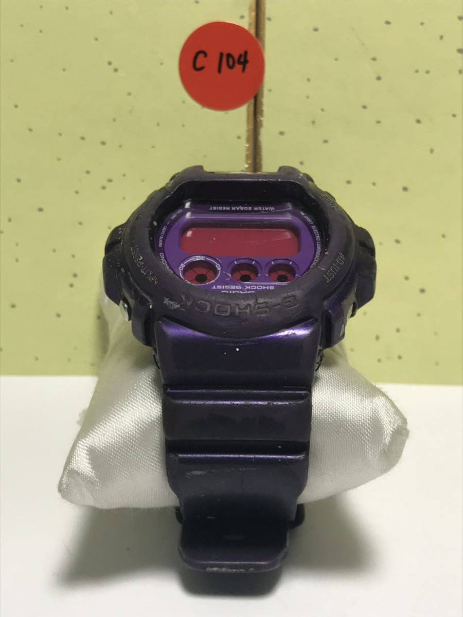 CASIO カシオ G-SHOCK Gショック DW-6900CC クレイジーカラーズ パープル クオーツメンズ 腕時計_画像4