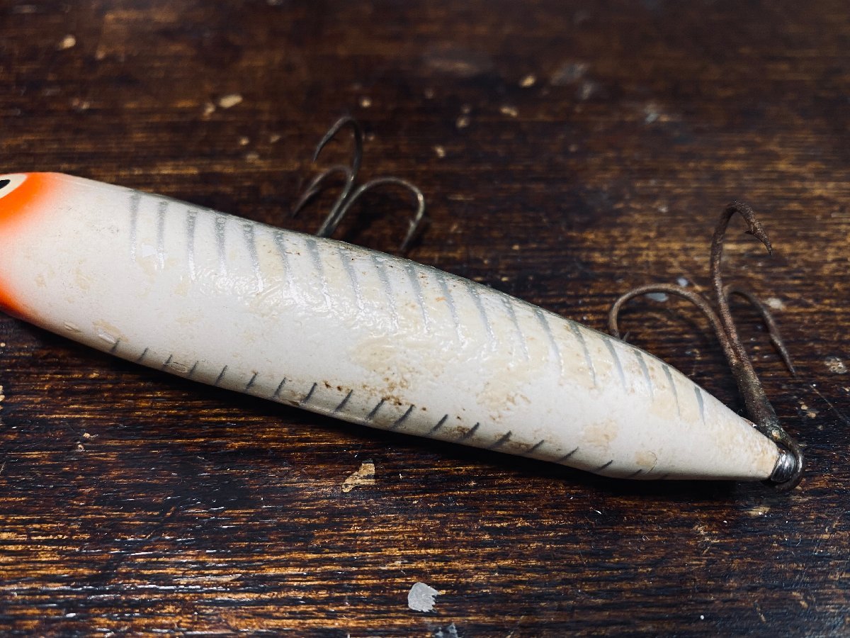 60's HEDDON 1st Zara Spook オールド!! 書き目!! 横割れ!! 1960年代 / オールドヘドン ザラスプーク ファースト オールドタックル_画像5