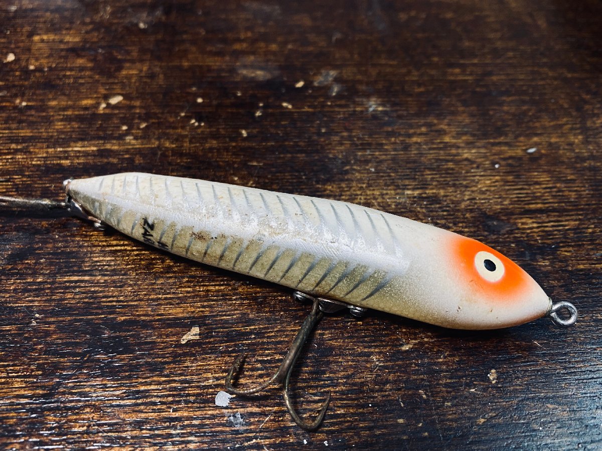 60's HEDDON 1st Zara Spook オールド!! 書き目!! 横割れ!! 1960年代 / オールドヘドン ザラスプーク ファースト オールドタックル_画像2