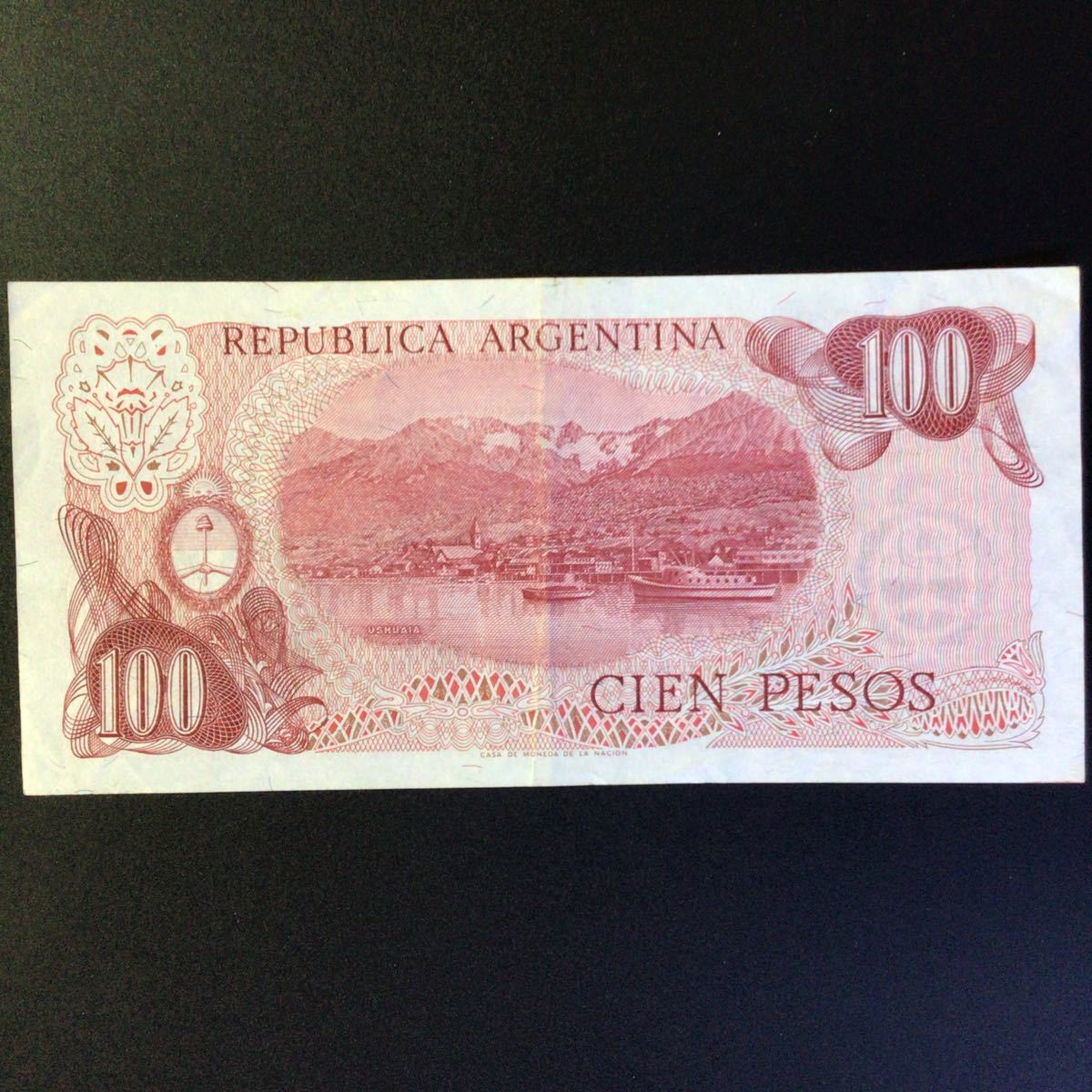 World Paper Money ARGENTINA 100 Pesos【1976-78】_画像2