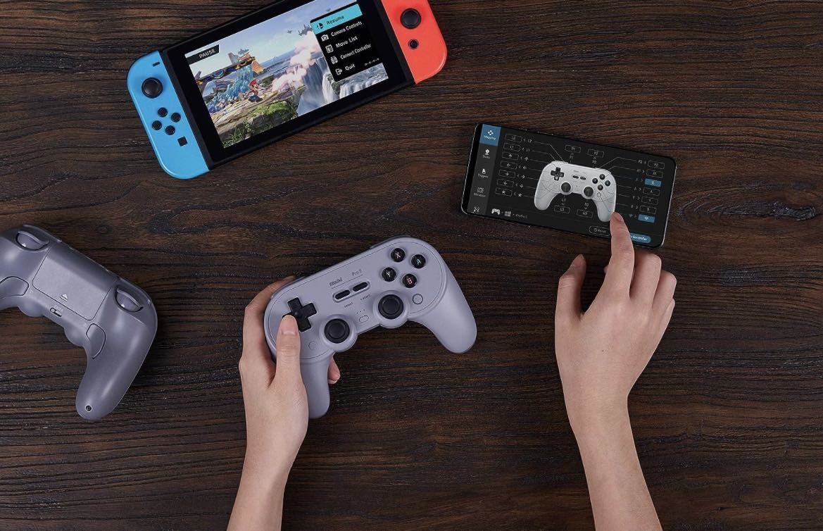 【新品】　8Bitdo Pro2 ゲームパッド コントローラーG Classic NS Bluetooth_画像6