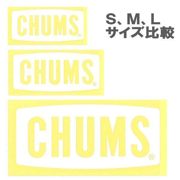 【2点セット】CHUMS チャムス カッティングステッカーチャムスロゴM　CH62-1483　アウトドア　キャンプ　シール_画像3