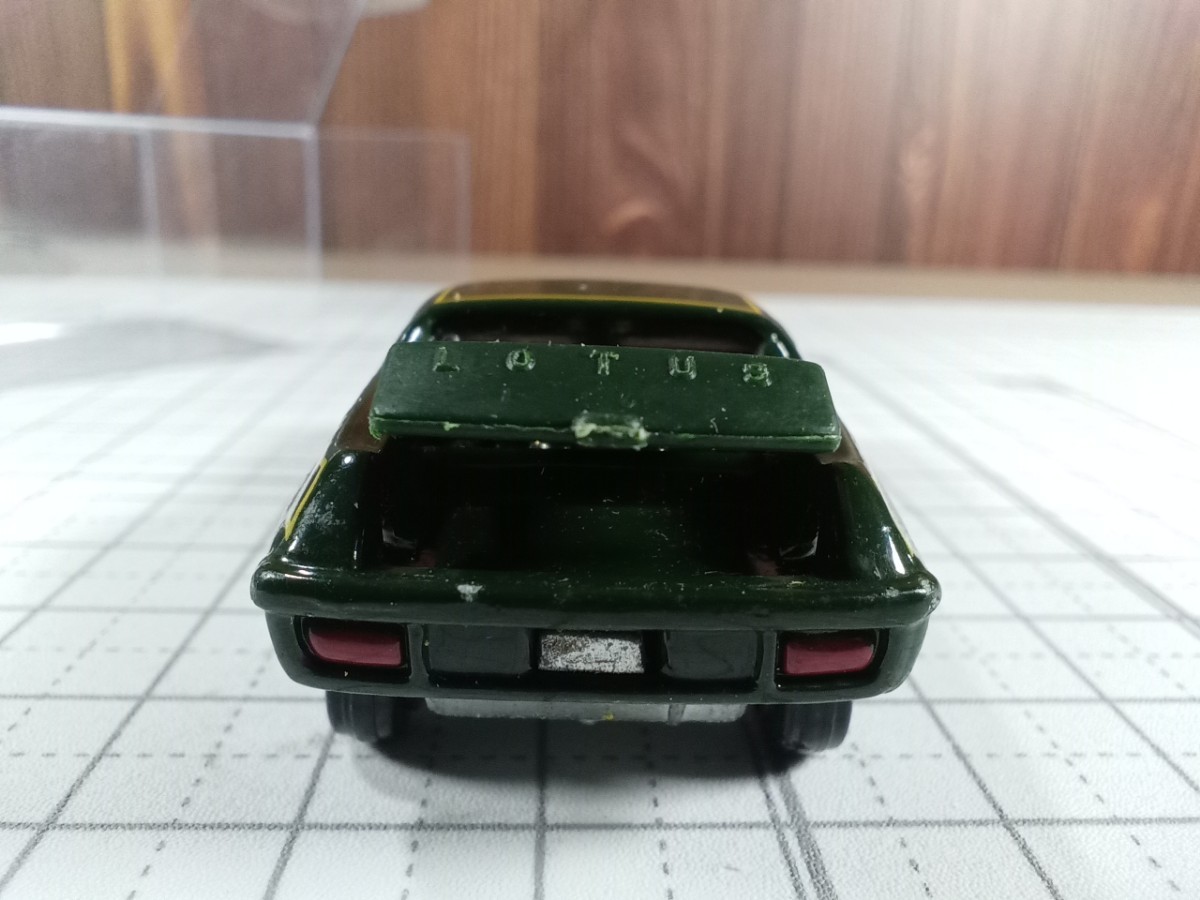 ミニカー TOMICA 1/59 LotusEuropaSpecial No.15 1977TOMY 箱なしプラ箱入 トミカ外国車シリーズ ロータス 絶版品_画像6