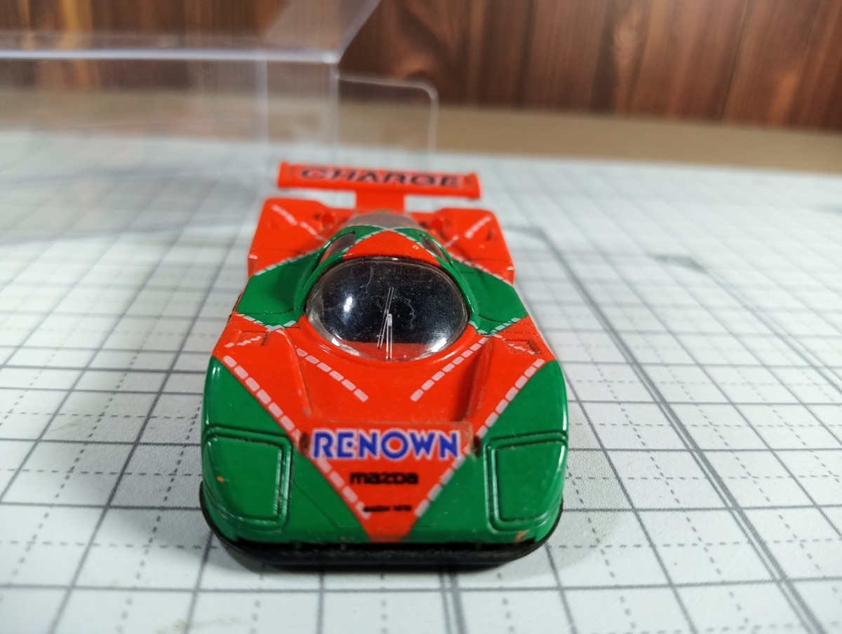 ミニカー TOMICA 1/64 MAZDA787B No.34 1991TOMY 日本製 箱なしプラ箱入 トミカ マツダ_画像2