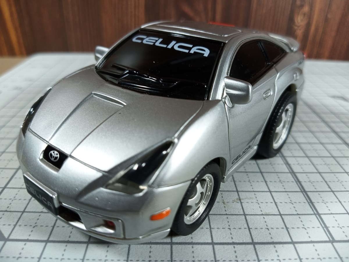 TOYOTAセリカ シルバー 箱なし　ドライブタウン/アットカー/@car T.T.C.1999/プルバックカー/CELICA/トヨタ_画像1