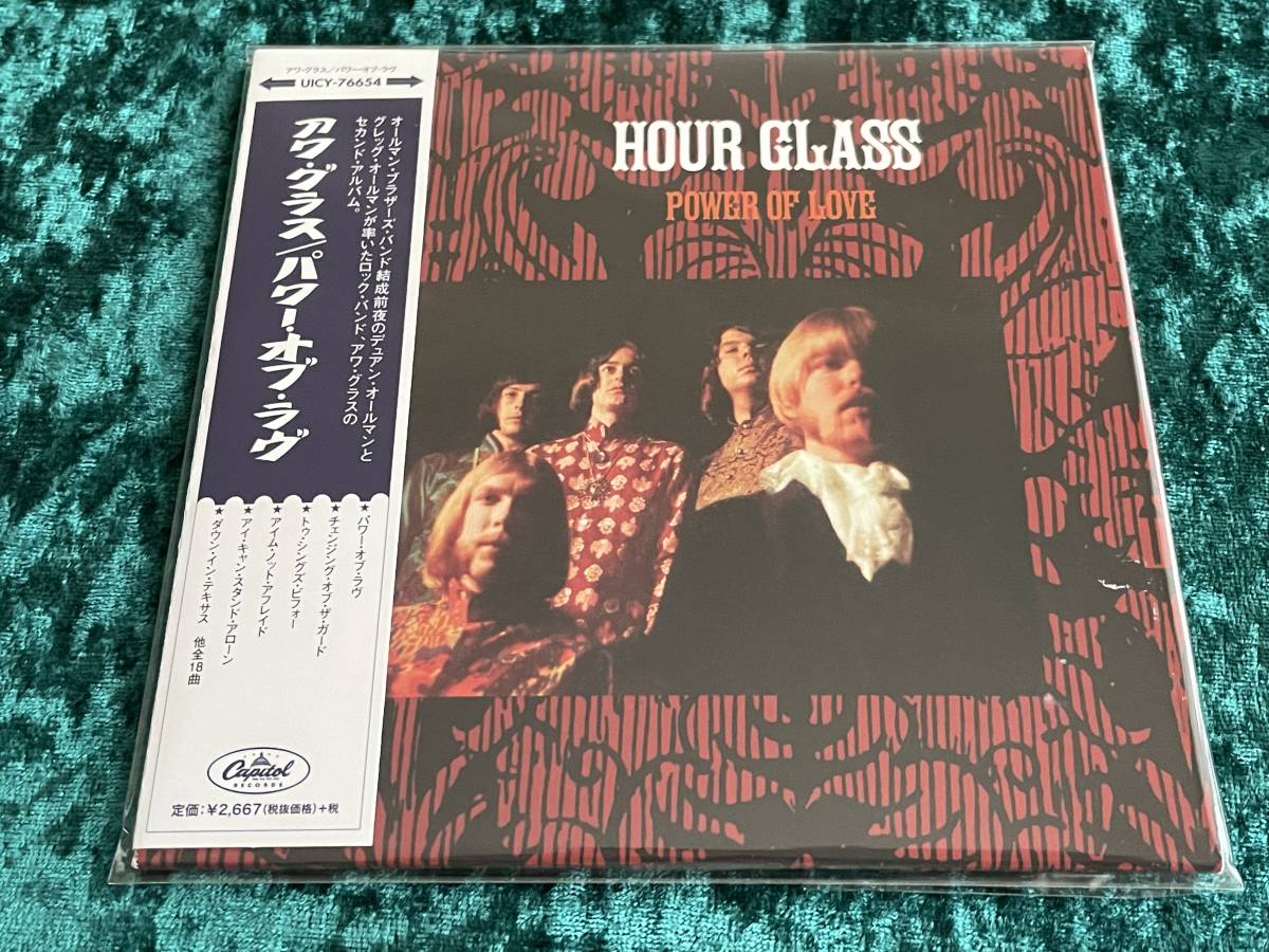 ★アワ・グラス★パワー・オブ・ラヴ★初回限定盤★紙ジャケット★日本盤★帯付★SHM-CD★HOUR GLASS/POWER OF LOVE★ALLMAN BROTHERS BAND_画像1