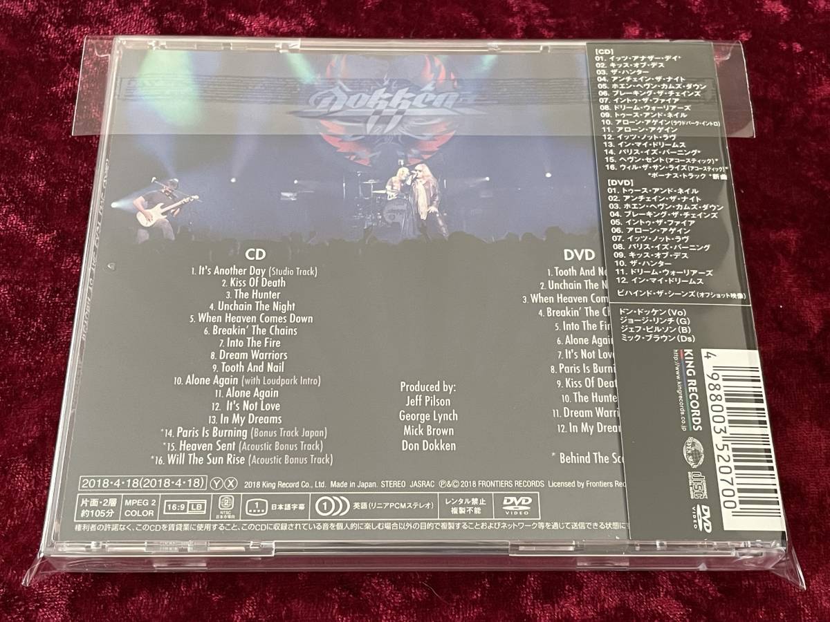 * Dokken *CD+DVD* return *tu*ji* East * live 2016* Japanese record / with belt / bonus truck *DOKKEN*RETURN TO THE EAST LIVE 2016