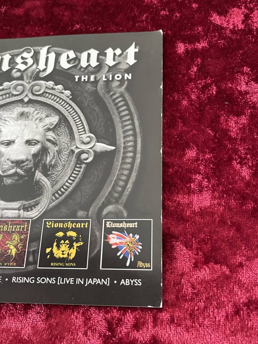 ★LIONHEART★5CD★HEART OF THE LION★ライオンハート★PRIDE IN TACT/UNDER FIRE/RISING SONS(LIVE IN JAPAN)/ABYSS★2019 Dissonance★_画像5