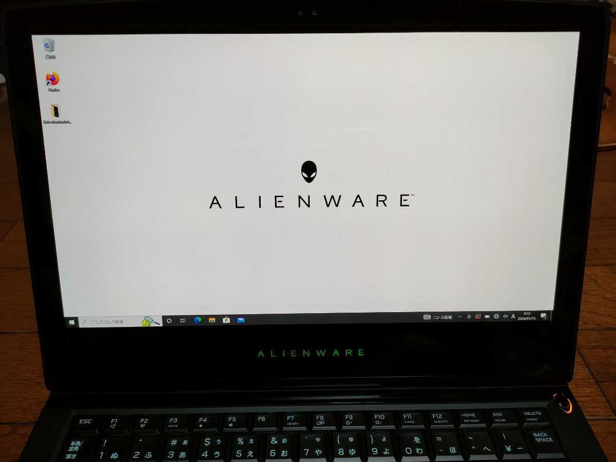 美品 DELL ALIENWARE 13R3 Core i7 有機EL WQHD解像度 2560X1440 タッチパネル NVIDIA GeForce GTX1060 メモリー32GB SSD512GB OFFICE2021_画像2