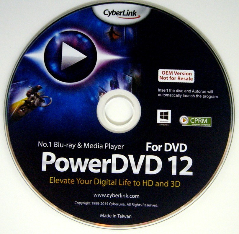 ★ CPRM対応 CyberLink PowerDVD12 正規OEM版 ★ Windows10可 _画像1