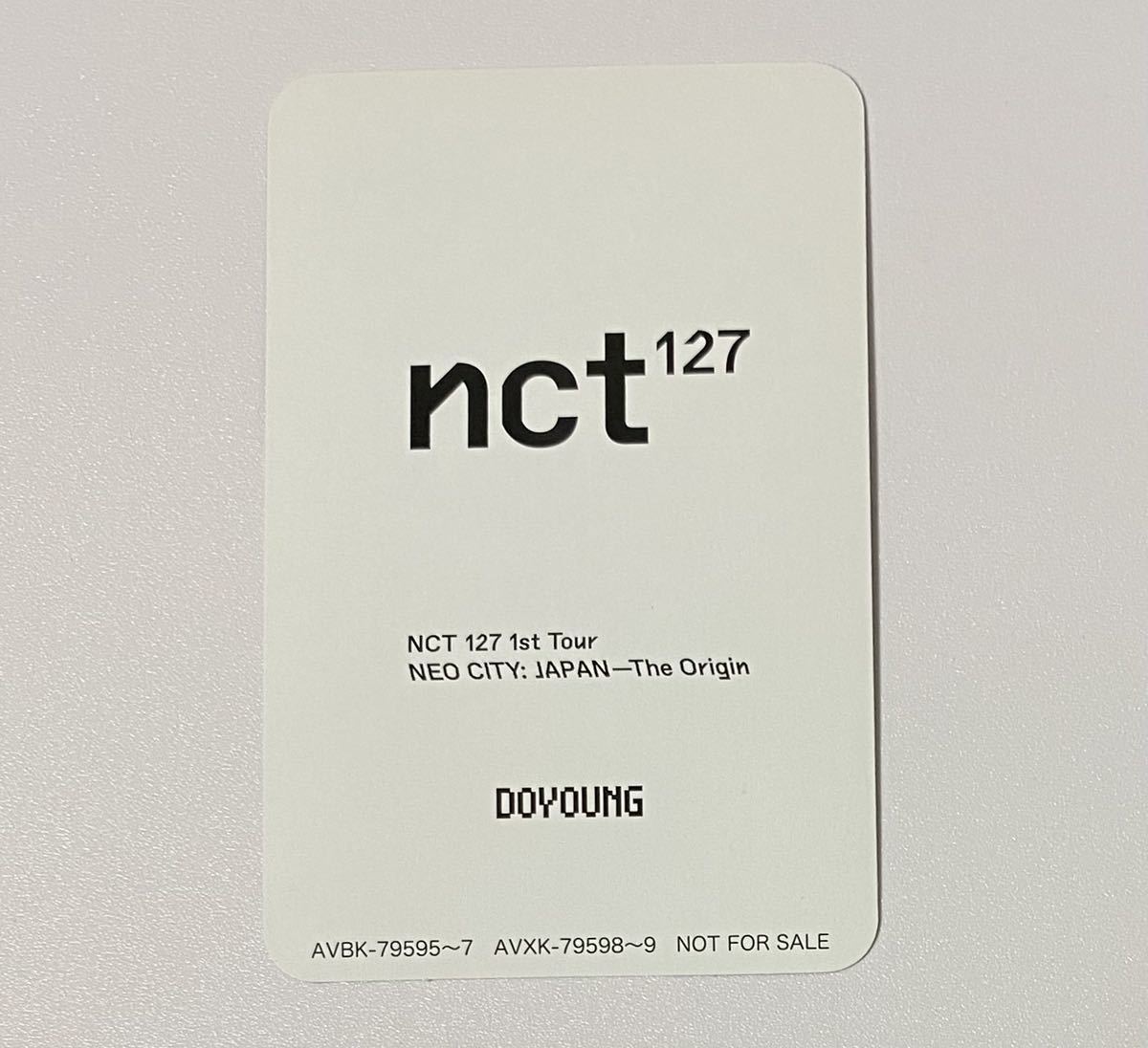 ドヨン NCT127 1st Tour NEO CITY ： JAPAN - The Origin DVD 特典 トレカ DOYOUNG Photocard_画像7