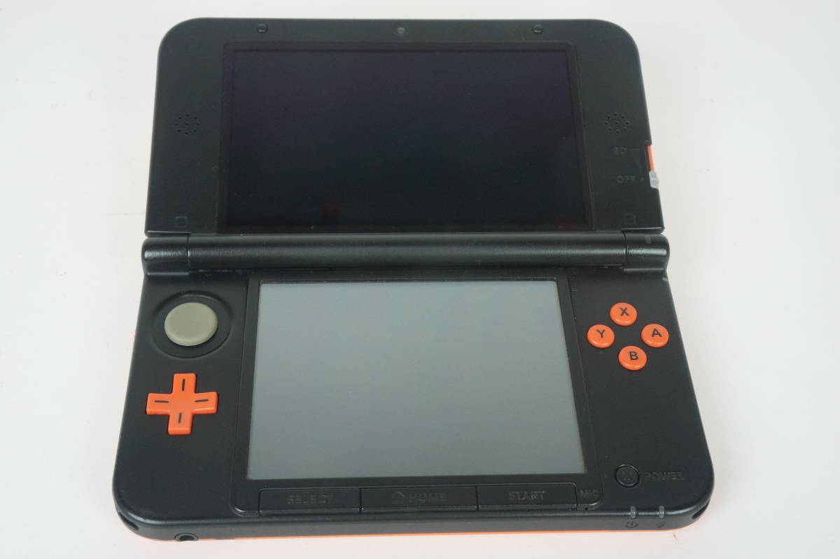 ニンテンドー3DSLL　本体　リミテッドパック　箱付き　オレンジ×ブラック　Nintendo　任天堂　動作確認済　美品　ARカード未開封_画像3