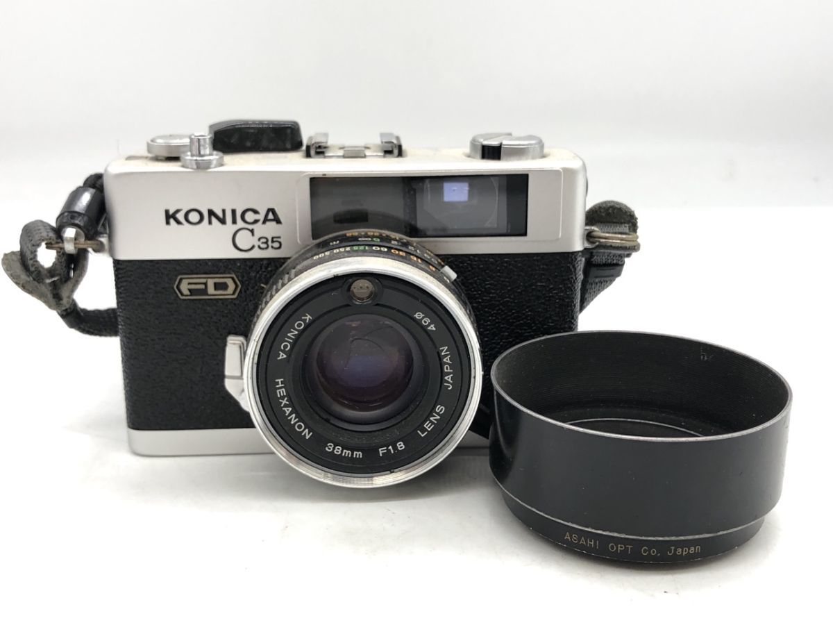 Konica C35 FD 38mm F1.8 コンパクトフィルムカメラ 動作確認済 Konica C35 FD 38mm F1.8 コンパクトフィルムカメラ 動作確認済