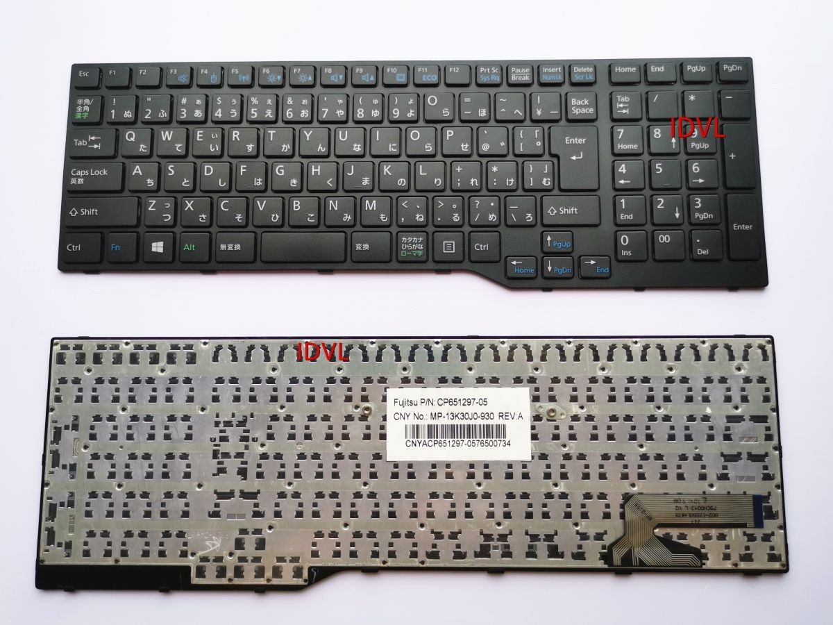 国内発送 富士通 FMV LIFEBOOK AH42/X AH45/M AH45/R AH45/S AH45/T AH45/U AH45/W AH46/W AH47/M AH47/U AH47/W 日本語キーボード◇黒_画像1