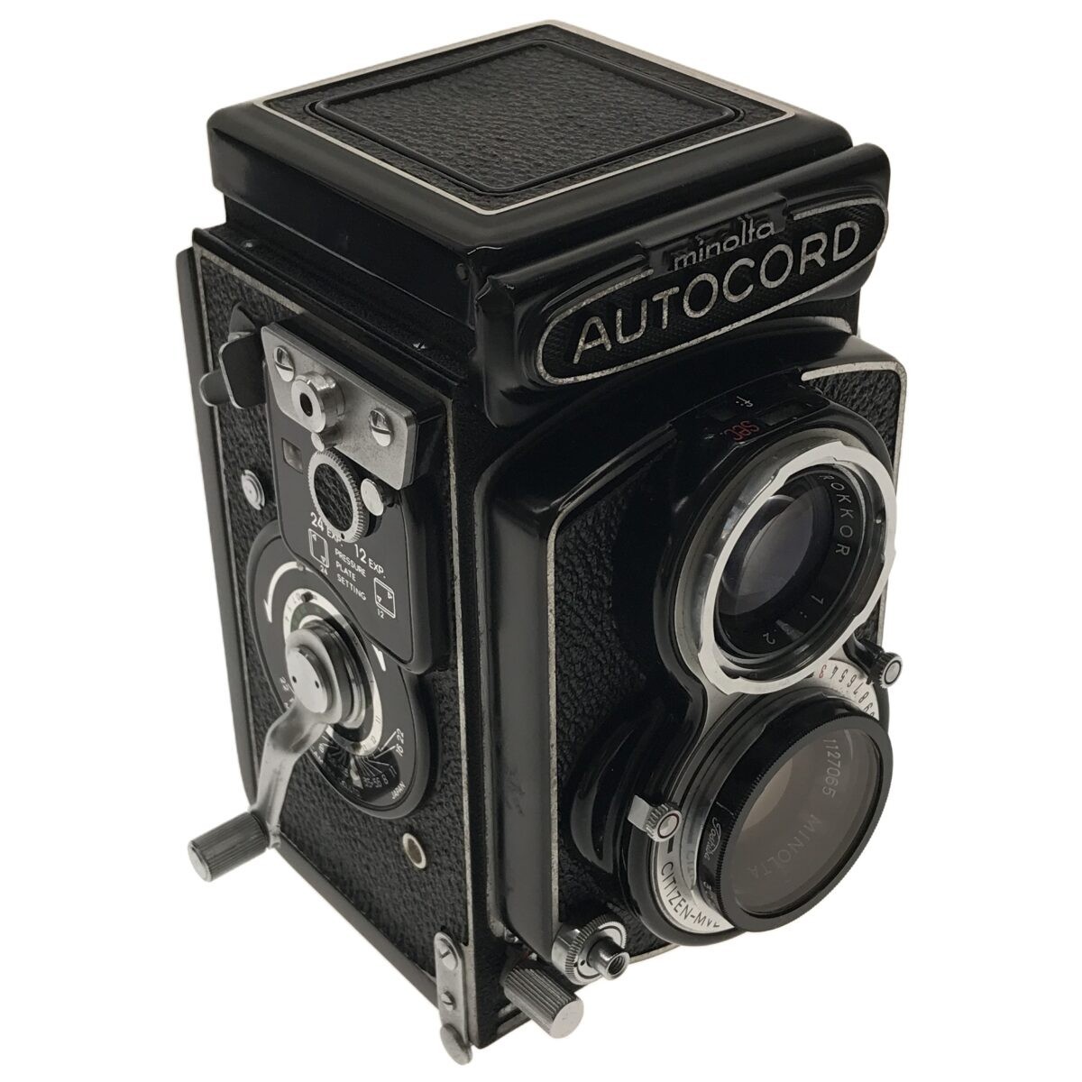 【動作品】minolta AUTOCORD III ROKKOR 75mm F3.5 ミノルタ オートコード 二眼レフカメラ 中判フィルムカメラ 単焦点レンズ 現状品 C3886_画像2